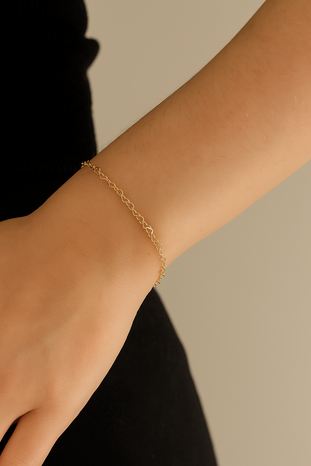 Heart Chain Bracelet