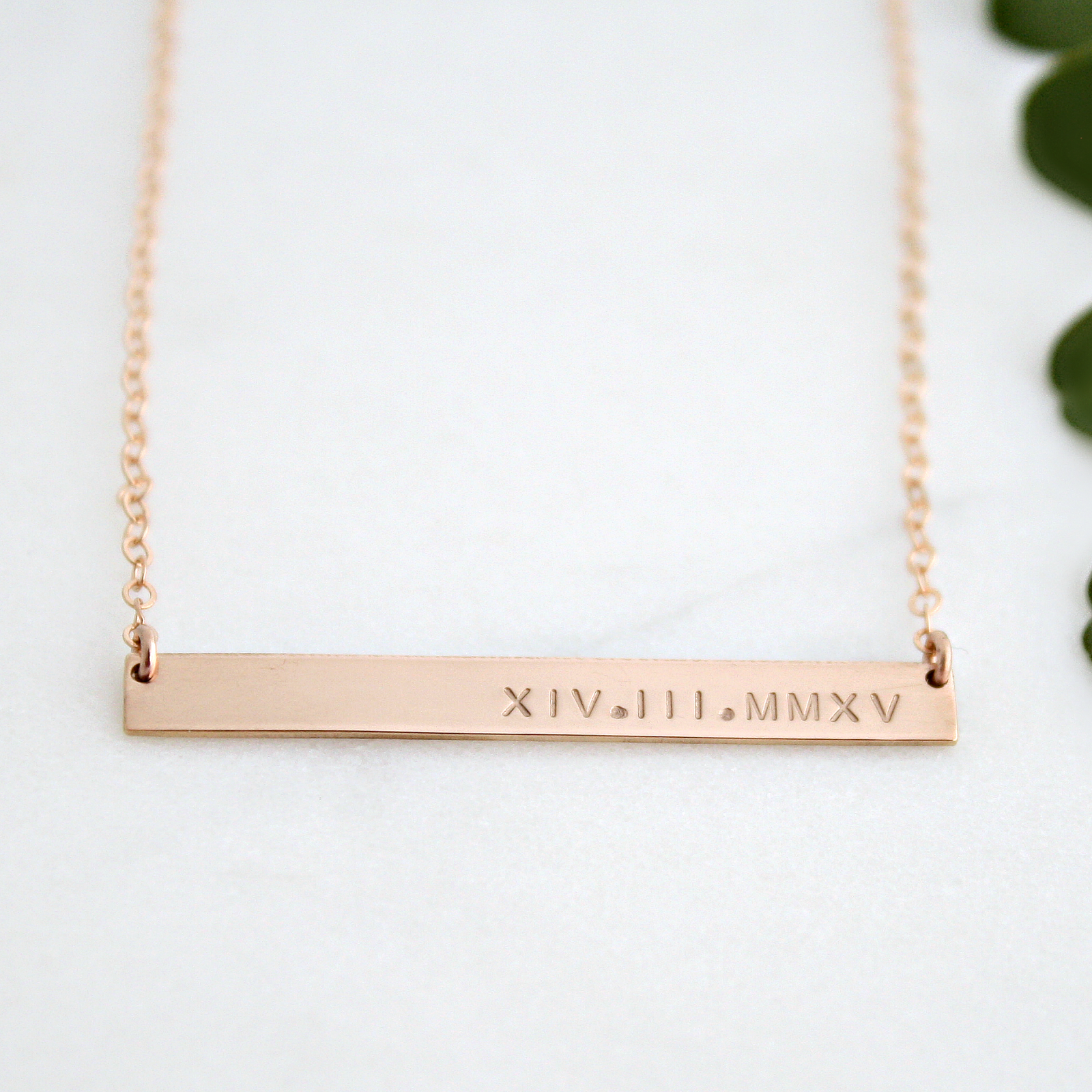 Dainty Bar Necklace