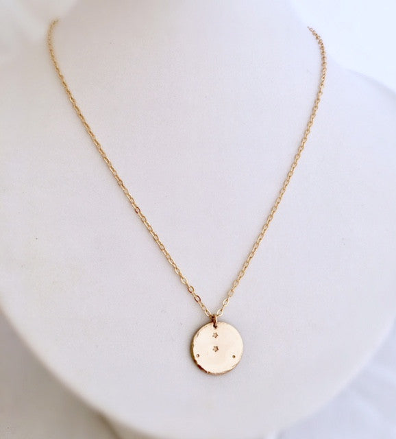 Constellation Necklace, Zodiac Necklace, Gold Stainless Necklace | Lora  Douglas Jewelry