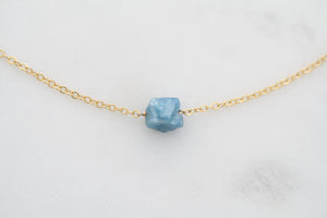 Raw Semi-Precious Gemstone Necklace