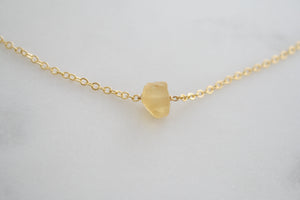 Raw Semi-Precious Gemstone Necklace