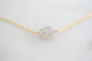 Raw Semi-Precious Gemstone Necklace
