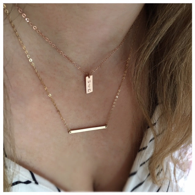 Tiny Tag Necklace