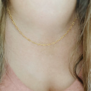 Long Link Chain Necklace