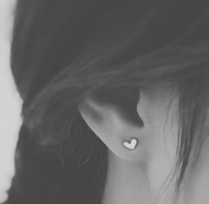 Heart Stud Earrings