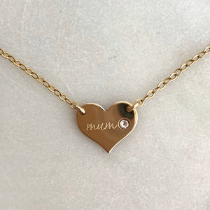 MUM Heart Necklace